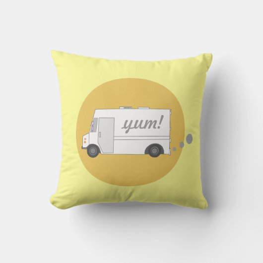 ヴィンテージトラック枕 クッション (正面)