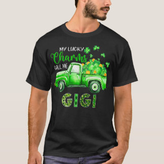 ヴィンテージトラック私の幸運なチャームは私ギギセントパー呼び出す Tシャツ