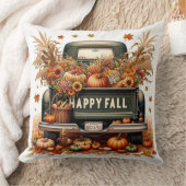 ヴィンテージトラック秋シーズン クッション (ブランケット)