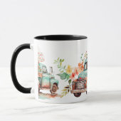 ヴィンテージトラック秋花 マグカップ (左)