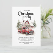 ヴィンテージトラック素朴キャビンパーティー 招待状 (スタンド正面)