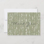 ヴィンテージトラック結婚ヒマワリ サンキューカード (裏面)