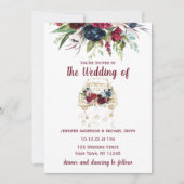 ヴィンテージトラック結婚ブルゴーニュ セーブザデート (正面)