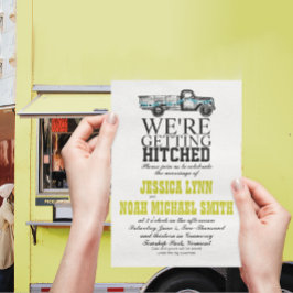 ヴィンテージトラック結婚式招待状 招待状