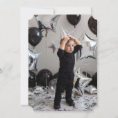 ヴィンテージトラック誕生日パーティフォト招待状 招待状 (裏面)