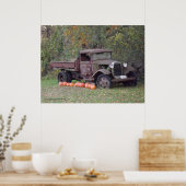ヴィンテージトラック3ポスター ポスター (キッチン)