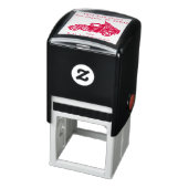 ヴィンテージトラック&クリスマスツリーモノグラムアドレス セルフインキングスタンプ (商品)