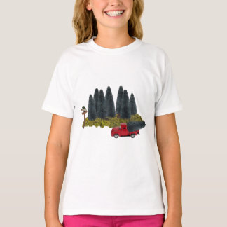 ヴィンテージトラック(クリスマスツリー付) Tシャツ