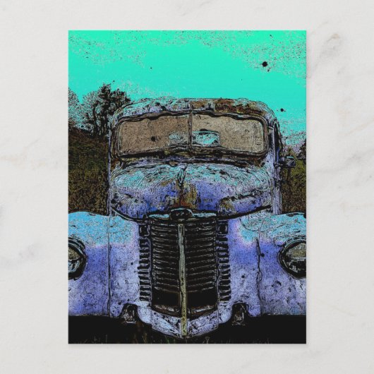 ヴィンテージトラック ポストカード (正面)