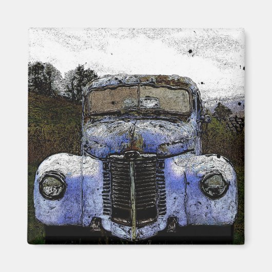 ヴィンテージトラック マグネット (正面)