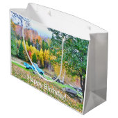 ヴィンテージトラック ラージペーパーバッグ (裏面アングル)