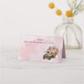 ヴィンテージトラック(花結婚) プレイスカード (正面)