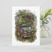 ヴィンテージトラック（花） 招待状 (スタンド正面)