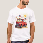 ヴィンテージトラック 7月4日Tシャツ Tシャツ (正面)