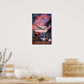 ヴィンテージトラベカリブのルバイエア ポスター (キッチン)