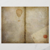 ヴィンテージトラベラージャーナルスクラップブック紙 (裏面)