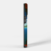 ヴィンテージトラベルアジア 台湾パゴダ多層塔 iPhoneケース (右側面)