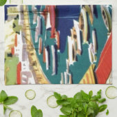 ヴィンテージトラベルアテネギリシャ キッチンタオル (折り畳み)