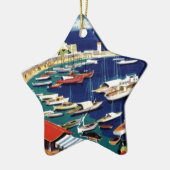 ヴィンテージトラベルアテネギリシャ セラミックオーナメント (左)