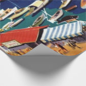 ヴィンテージトラベルアテネギリシャ ラッピングペーパー (角)