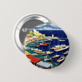 ヴィンテージトラベルアテネギリシャ 缶バッジ (正面&裏面)