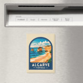 ヴィンテージトラベルアルガルヴポルトガルレトロシーサイド マグネット (インサイチュ (食洗機))