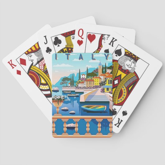 ヴィンテージトラベルイタリアトランプ トランプ (裏面)