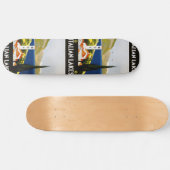 ヴィンテージトラベルイタリアンレイクイタリアのスケートボード スケートボード (横)