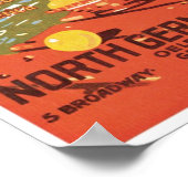 ヴィンテージトラベルウエストインディクルーズアドアートプリントポー ポスター (角)