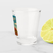 ヴィンテージトラベルウルルオーストラリアレトロ風光明媚 ショットグラス (右)