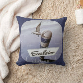 ヴィンテージトラベルエクセルシオールホテルチューリッヒスイス クッション (ブランケット)