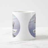 ヴィンテージトラベルエクセルシオールホテルチューリッヒスイス ジャンボコーヒーマグカップ (正面)