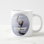 ヴィンテージトラベルエクセルシオールホテルチューリッヒスイス ジャンボコーヒーマグカップ (右)