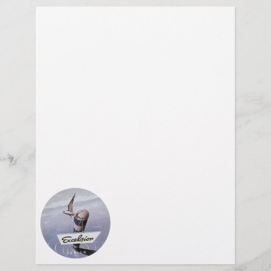 ヴィンテージトラベルエクセルシオールホテルチューリッヒスイス チラシ (正面)