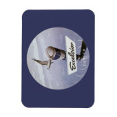 ヴィンテージトラベルエクセルシオールホテルチューリッヒスイス マグネット (縦)