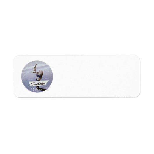 ヴィンテージトラベルエクセルシオールホテルチューリッヒスイス ラベル (正面)