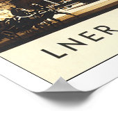 ヴィンテージトラベルエディンバラスコットランド ポスター (角)