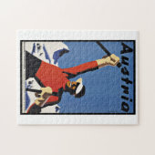 ヴィンテージトラベルオーストリアスキー ジグソーパズル (横)