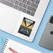 ヴィンテージトラベルカリフォルニアサンセットマッスルカー シール