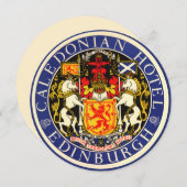 ヴィンテージトラベルカレドニアホテルエディンバラスコットランド (正面/裏面)