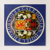 ヴィンテージトラベルカレドニアホテルエディンバラスコットランド ジグソーパズル (横)