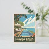 ヴィンテージトラベルカングバリインドネシアレトロ名勝 ポストカード (スタンド正面)