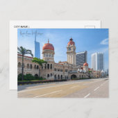 ヴィンテージトラベルクアラルンプールマレーシア超高層ビル ポストカード (正面/裏面)