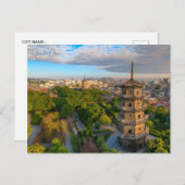 ヴィンテージトラベルクアンジョウ中国中国のレトロ ポストカード (正面/裏面)