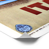 ヴィンテージトラベルクガルダイタリア ポスター (角)