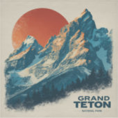 ヴィンテージトラベルグランドテトンナショナルパーク シール (正面)