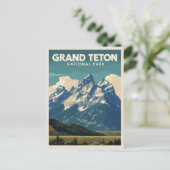 ヴィンテージトラベルグランドテトンナショナルパーク ポストカード (スタンド正面)
