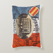 ヴィンテージトラベルグランドホテルパイス，マドリード，スペイン アクセントクッション (正面(垂直))