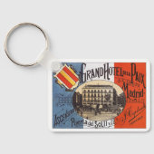 ヴィンテージトラベルグランドホテルパイス，マドリード，スペイン キーホルダー (裏面)