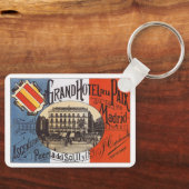 ヴィンテージトラベルグランドホテルパイス，マドリード，スペイン キーホルダー (正面)